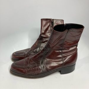 Florsheim leather boots ankle boots size 8
